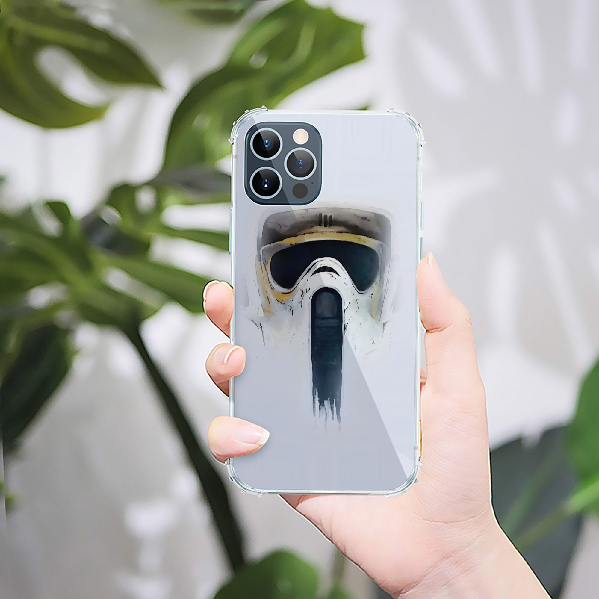（画像用） スター・ウォーズ Star Wars 【iPhone 12シリーズ対応】透明スマホケース（クリアソフトケース）